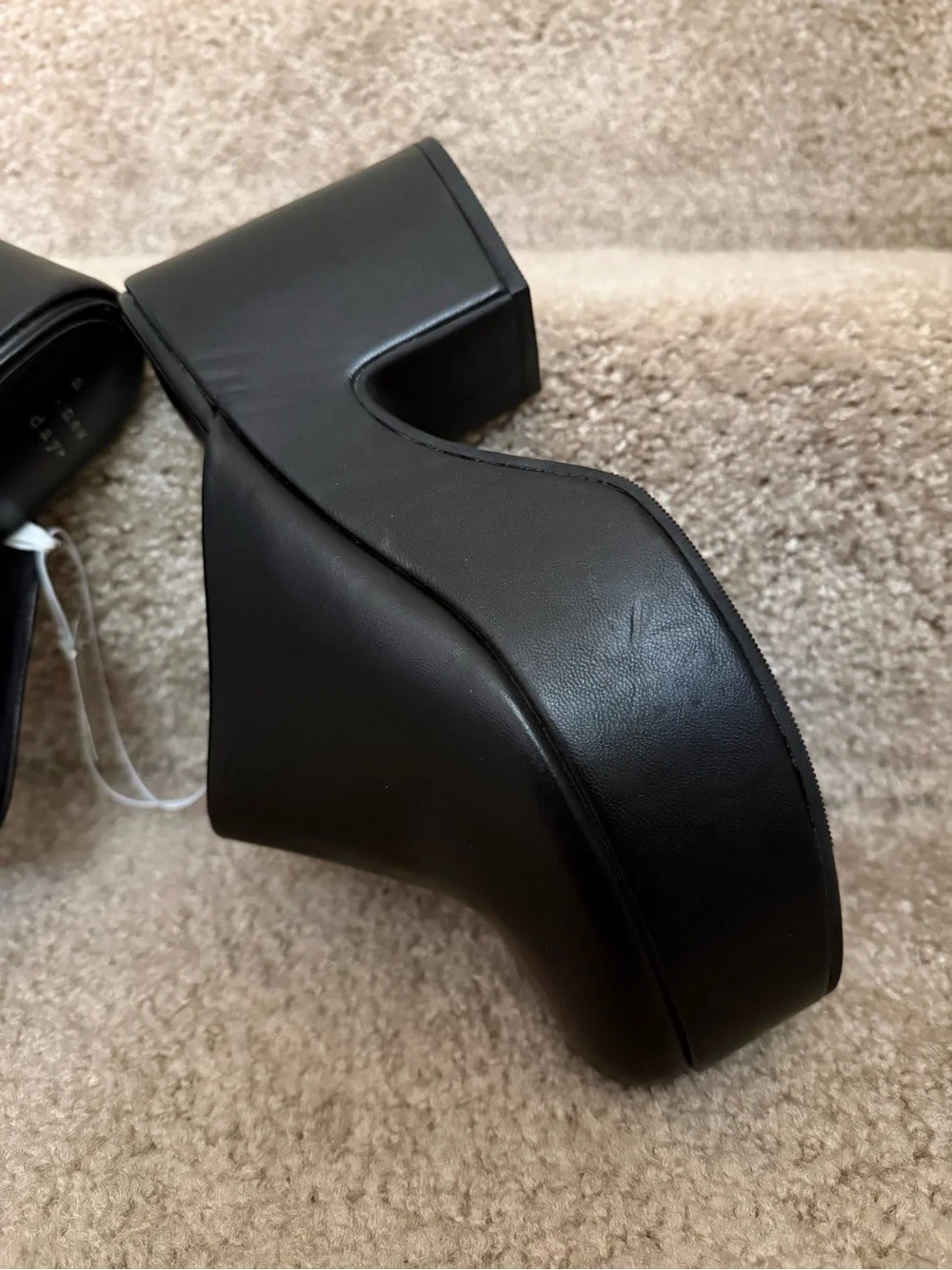 NWT Target A new day Platform clogs Black Platform Mule Heels - Women’s 8